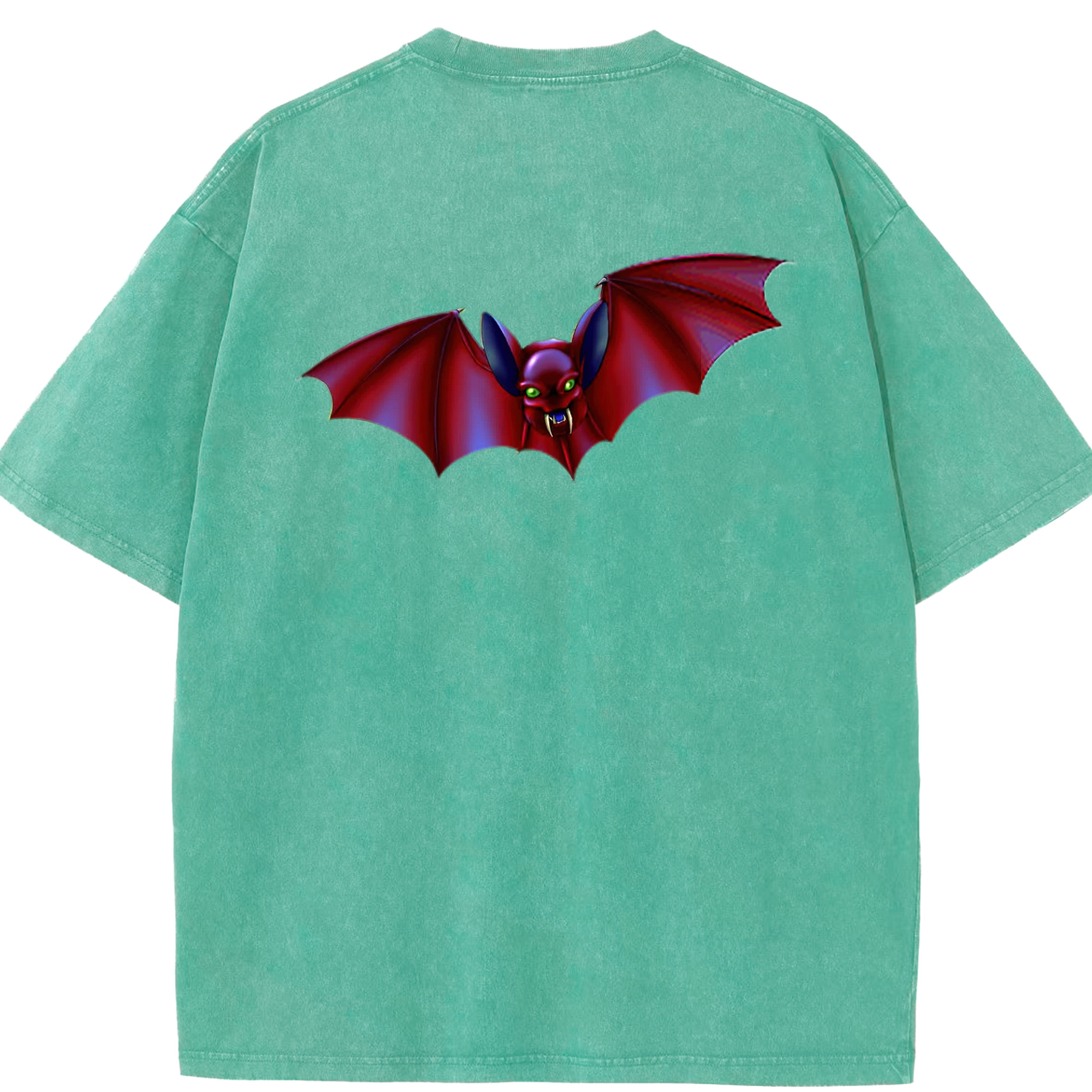（画像用） 遊☆戯☆王 Yu-Gi-Oh! 綿100% ヴィンテージ風 半袖Tシャツ（背面プリント）